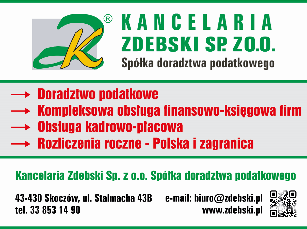 Kancelaria Zdebski Sp. z o. o. Księgowość Doradztwo podatkowe - księgi SKOCZÓW księgi SKOCZÓW